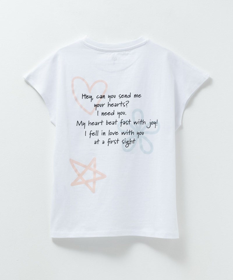 T-GRAPHICS フレンチスリーブプリント半袖Tシャツ キッズ メール便 対応商品商品画像-6