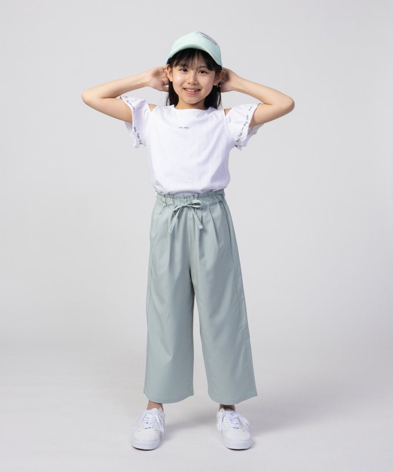 T-GRAPHICS  肩開きデザインプリント半袖Tシャツ キッズ メール便 対応商品商品画像-2