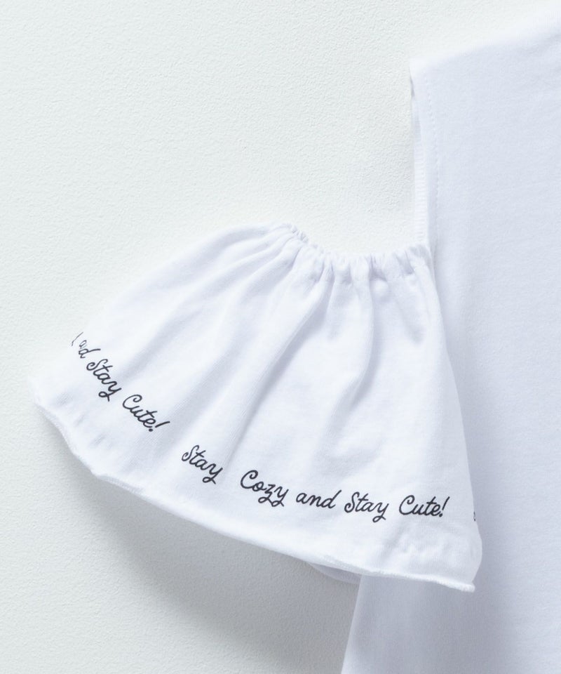 T-GRAPHICS 肩開きデザインプリント半袖Tシャツ キッズ メール便 対応商品商品画像-7