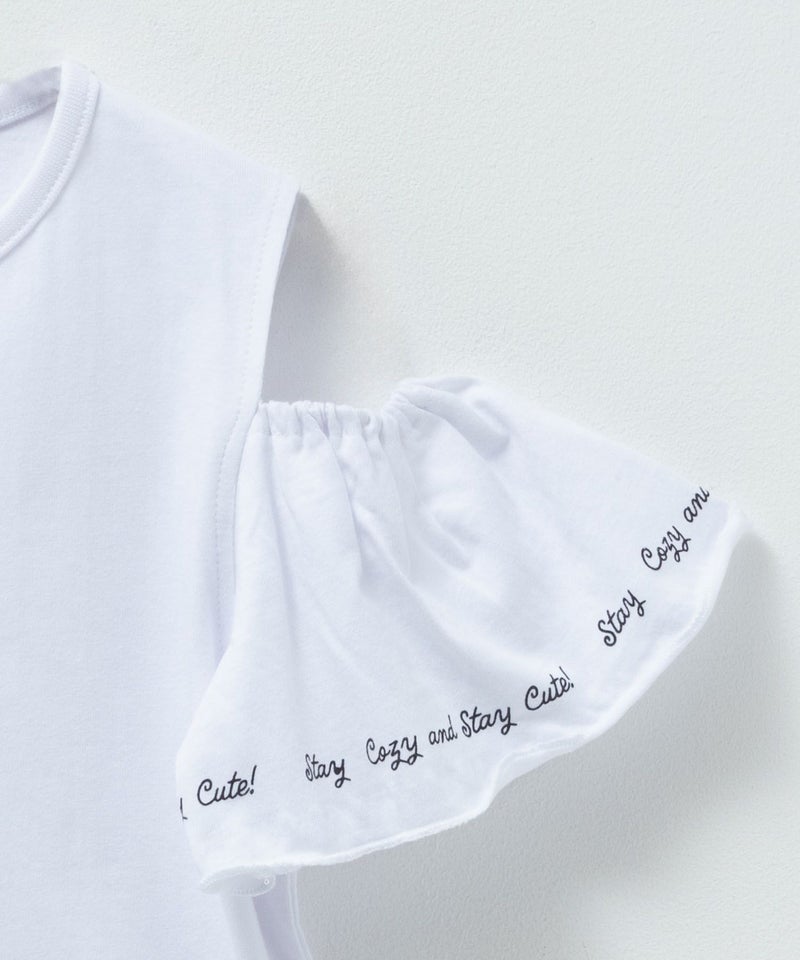 T-GRAPHICS 肩開きデザインプリント半袖Tシャツ キッズ メール便 対応商品商品画像-8