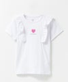 T-GRAPHICS 肩フリルデザインプリント半袖Tシャツ キッズ メール便 対応商品商品サムネイル-3