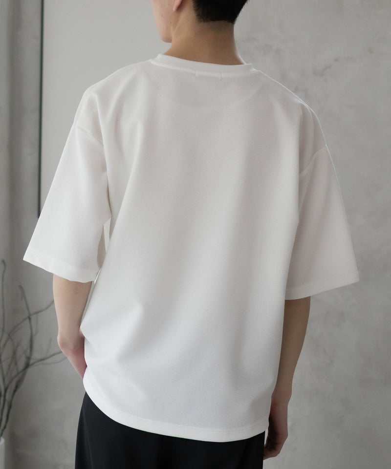 URBAN COLLECTION AIR Smoosy ドライリップル 無地テーパードTシャツ メンズ メール便 対応商品商品画像-10