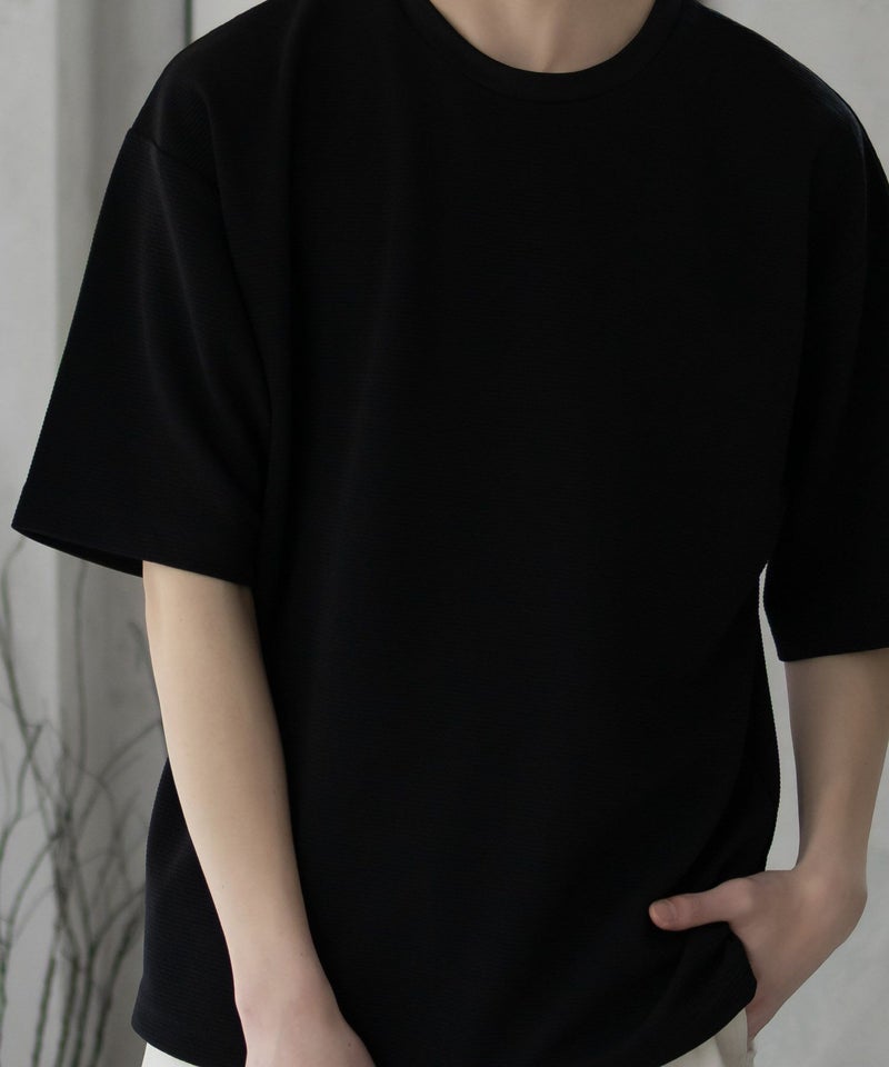 URBAN COLLECTION AIR Smoosy ドライリップル 無地テーパードTシャツ メンズ メール便 対応商品商品画像-14