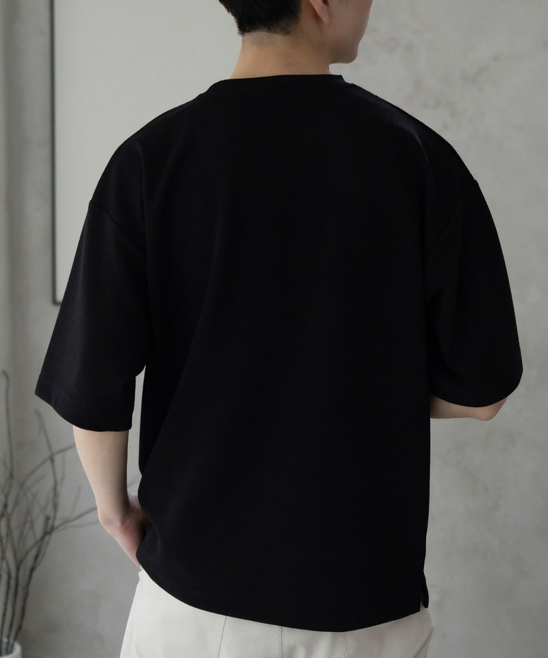 URBAN COLLECTION AIR Smoosy ドライリップル 無地テーパードTシャツ メンズ メール便 対応商品商品画像-15