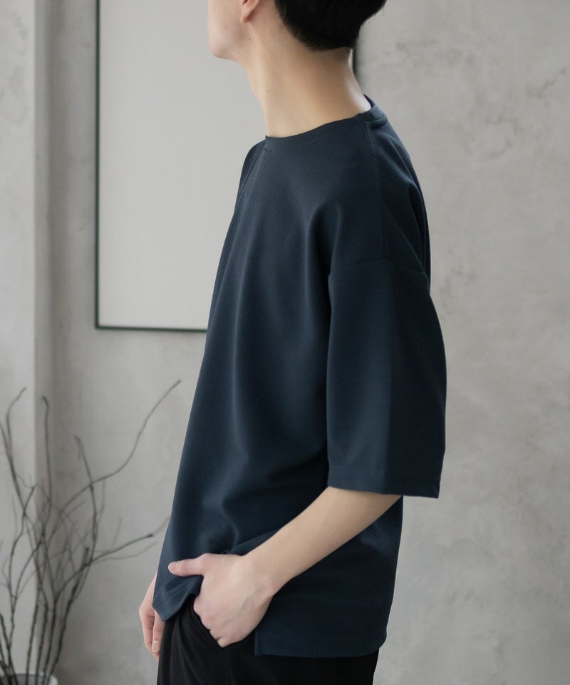 URBAN COLLECTION  AIR Smoosy ドライリップル 無地テーパードTシャツ メンズ メール便 対応商品商品画像-18