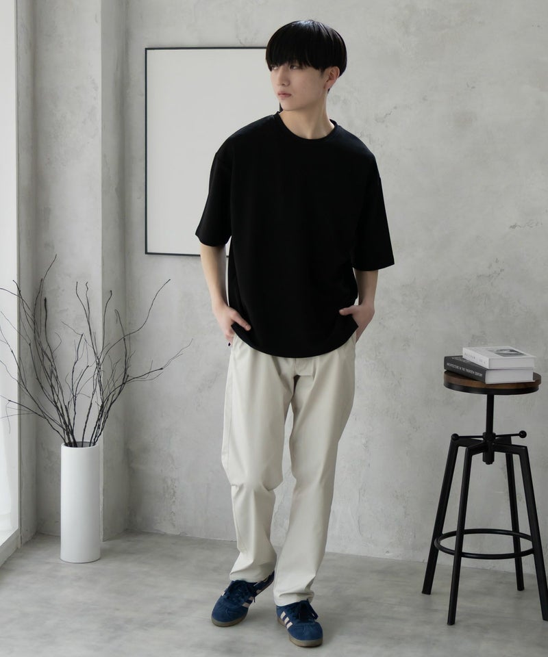 URBAN COLLECTION  AIR Smoosy ドライリップル 無地テーパードTシャツ メンズ メール便 対応商品商品画像-38