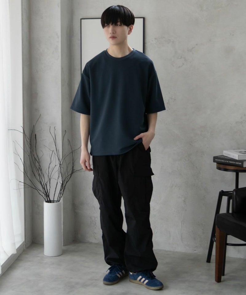 URBAN COLLECTION AIR Smoosy ドライリップル 無地テーパードTシャツ メンズ メール便 対応商品商品画像-39