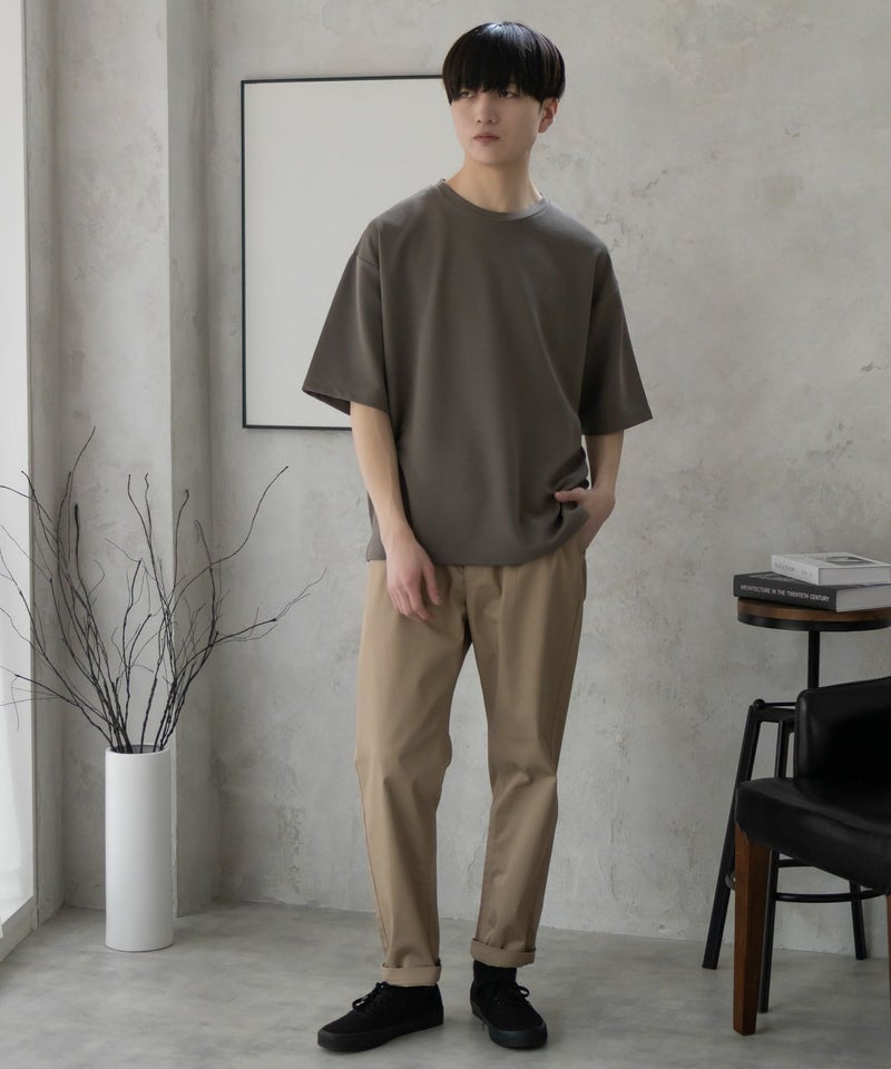 URBAN COLLECTION AIR Smoosy ドライリップル 無地テーパードTシャツ メンズ メール便 対応商品商品画像-40