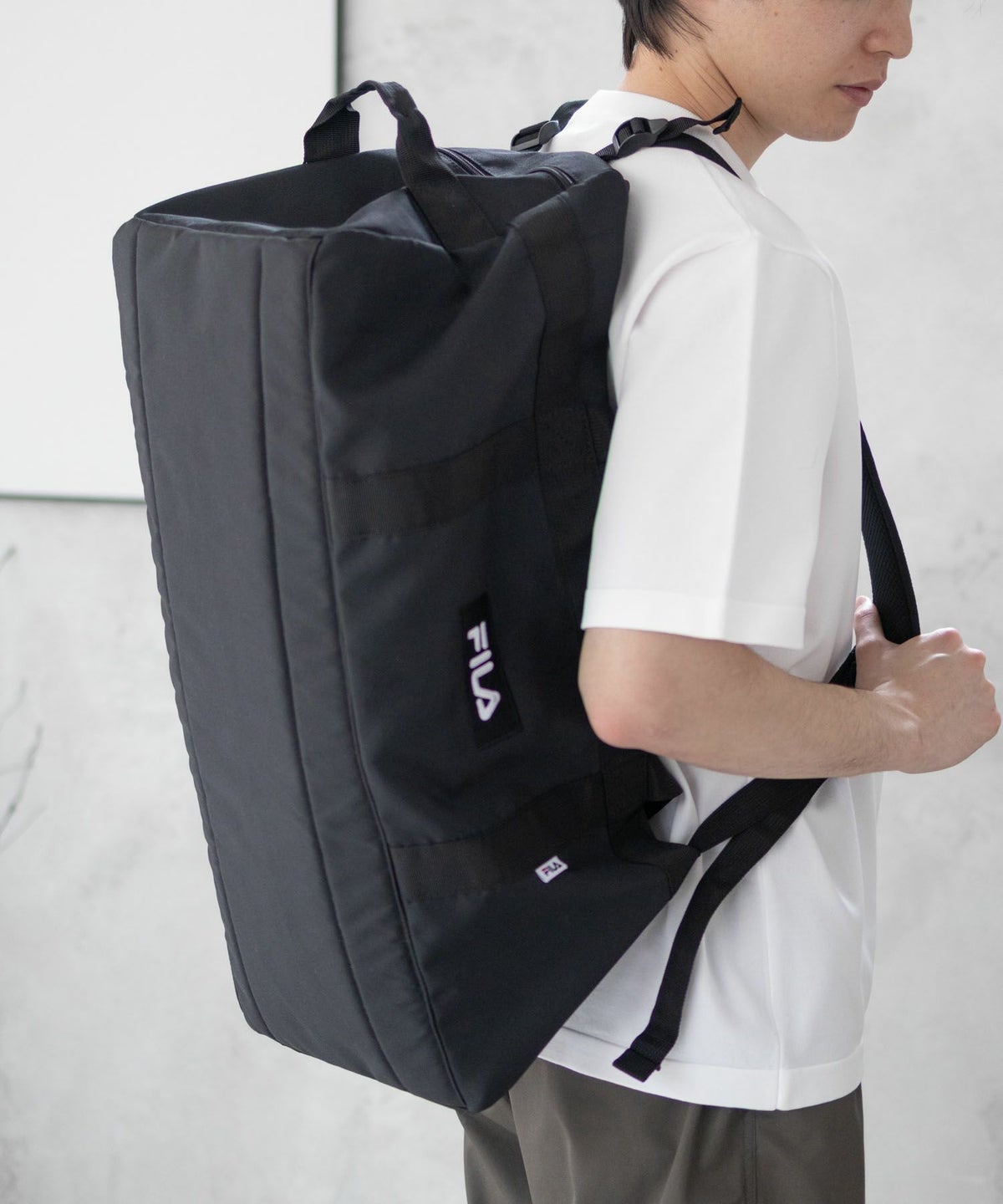 大容量 FILA 3WAYボストンバッグ