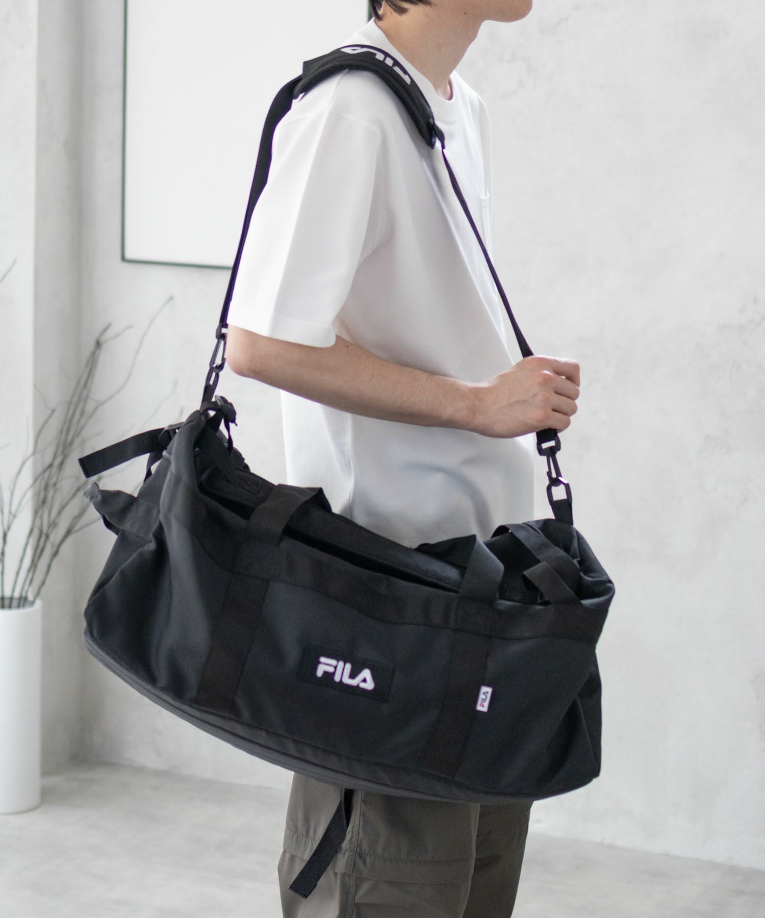 FILA 3WAYボストンバッグ 大容量