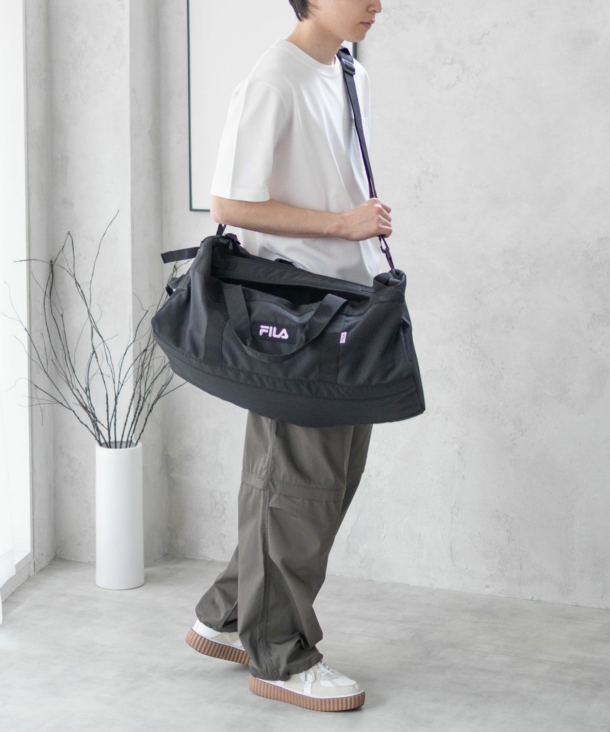 大容量 FILA 3WAYボストンバッグ
