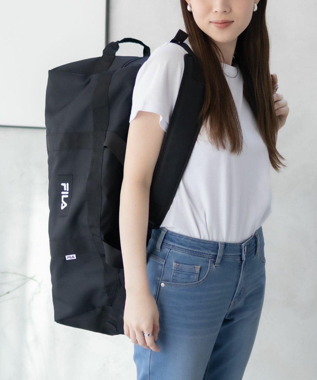 大容量 FILA 3WAYボストンバッグ