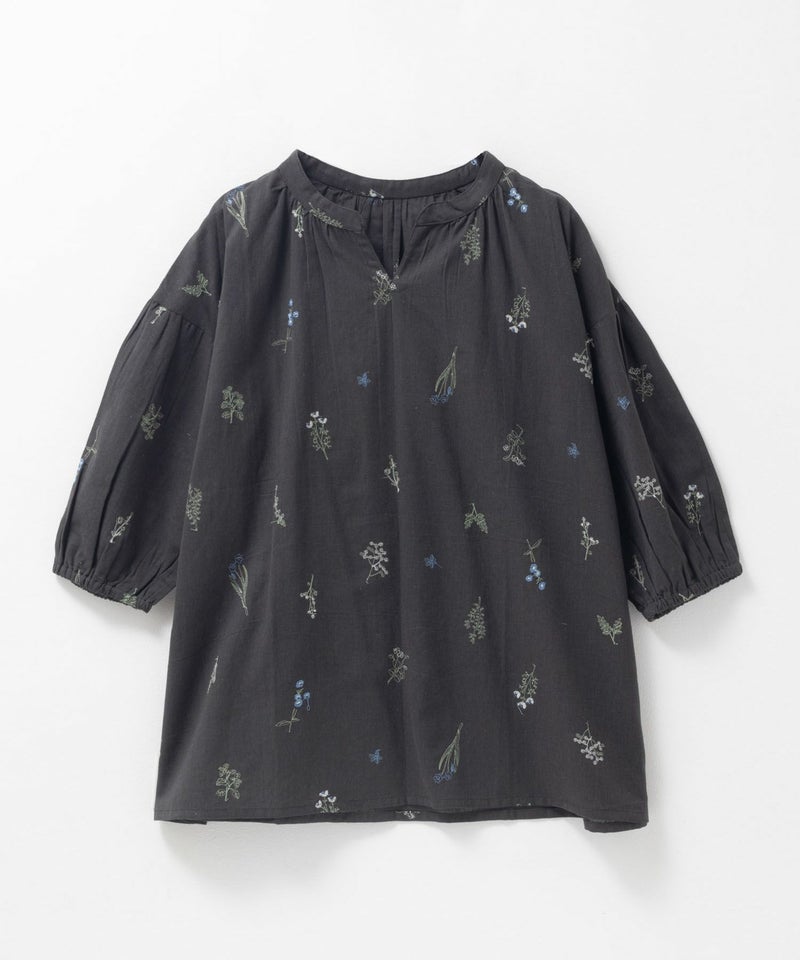 Howdy Marie  インドファブリック 綿麻刺繍プルオーバー レディース商品画像-15