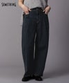 [期間限定価格]SOMETHING  HANA タックカーブデニムパンツ レディース商品サムネイル-1