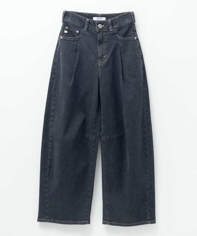 [期間限定価格]SOMETHING  HANA タックカーブデニムパンツ レディース商品画像-8