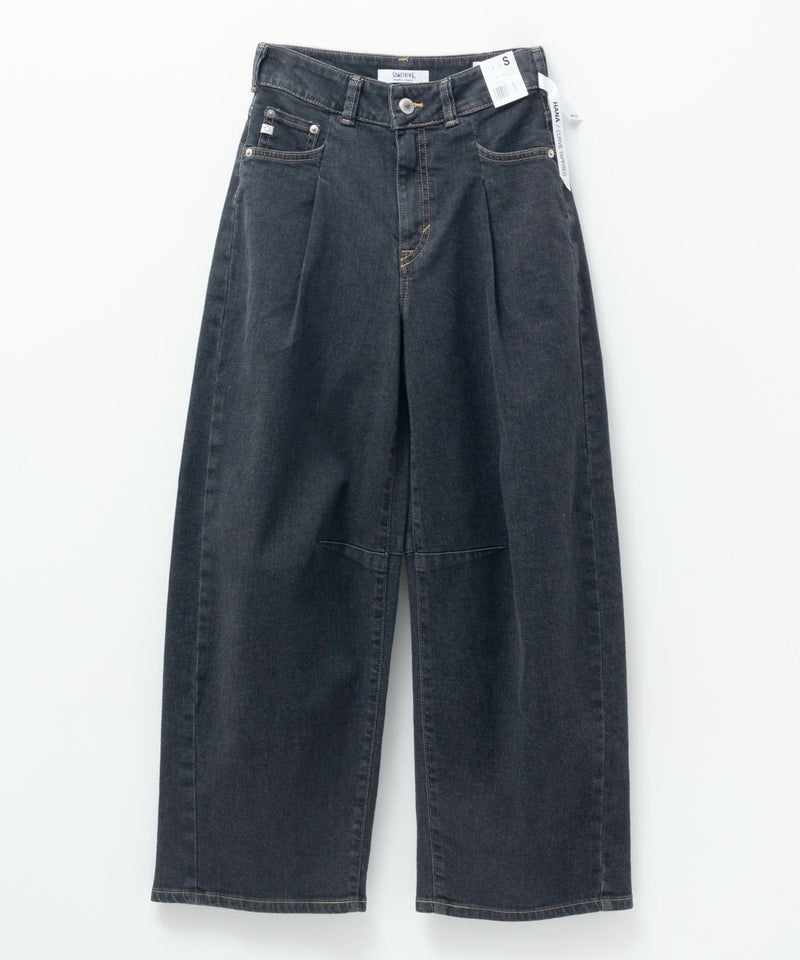[期間限定価格]SOMETHING  HANA タックカーブデニムパンツ レディース商品画像-10