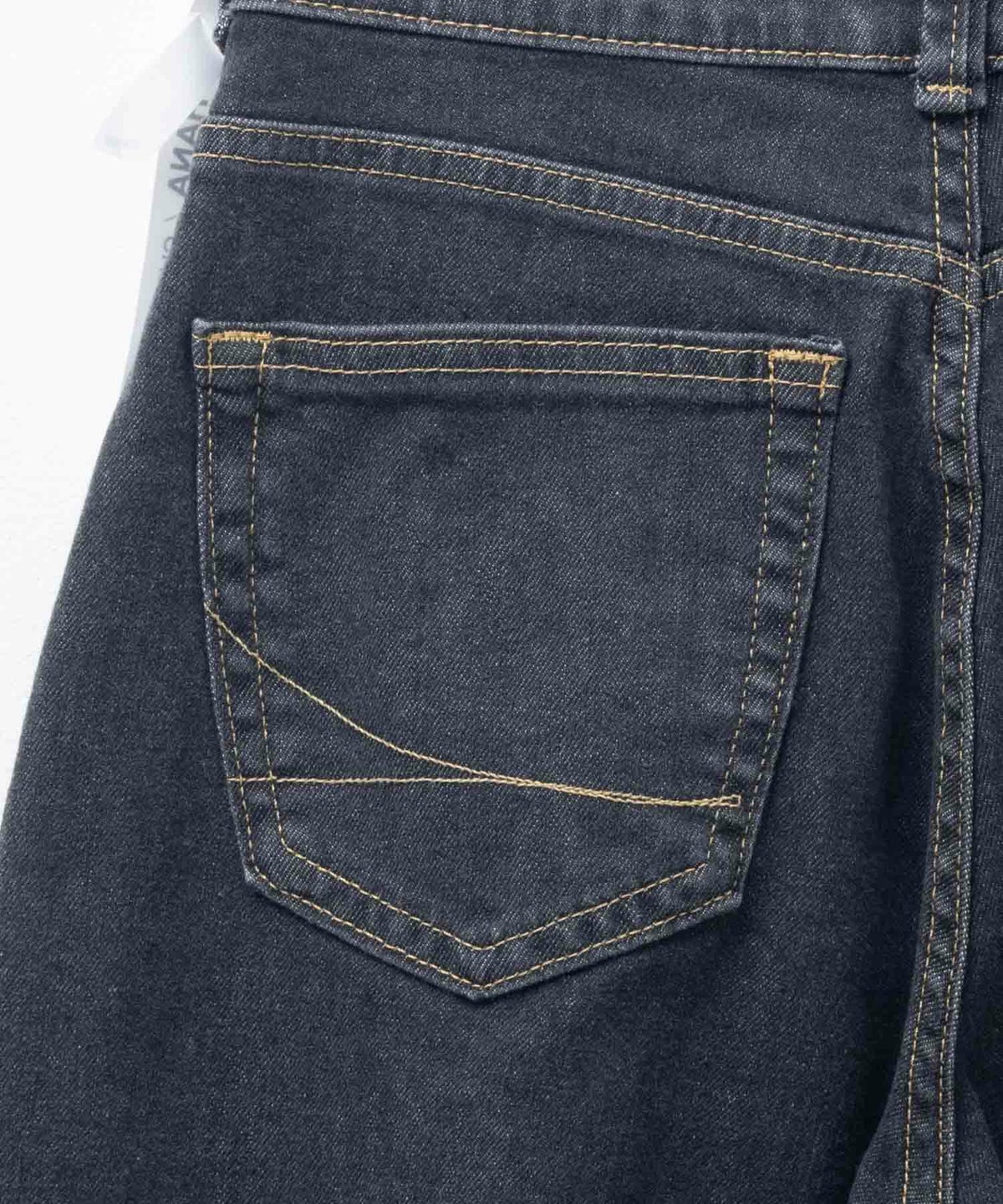 SOMETHING HANA タックカーブデニムパンツ レディース