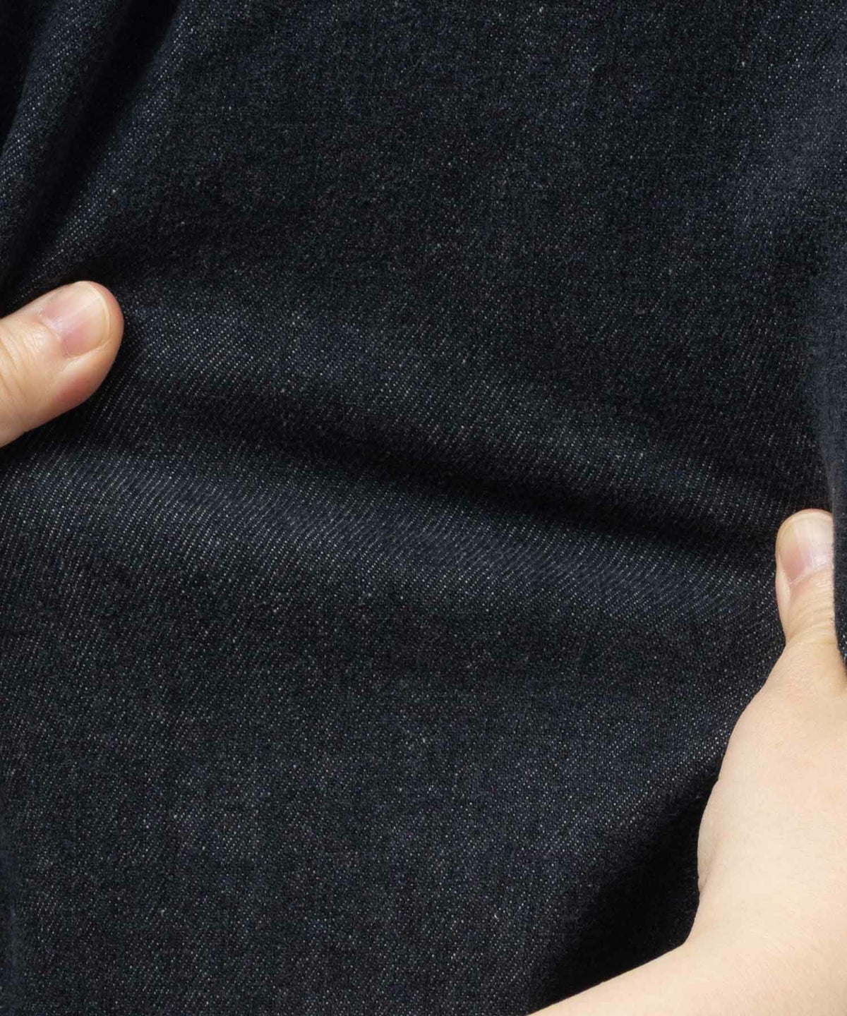 SOMETHING HANA タックカーブデニムパンツ レディース