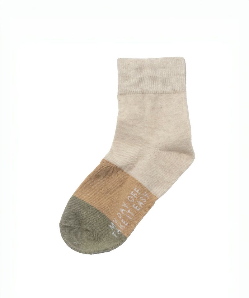 NAVY  クォーターソックス カラーグラデーション レディース商品画像-5