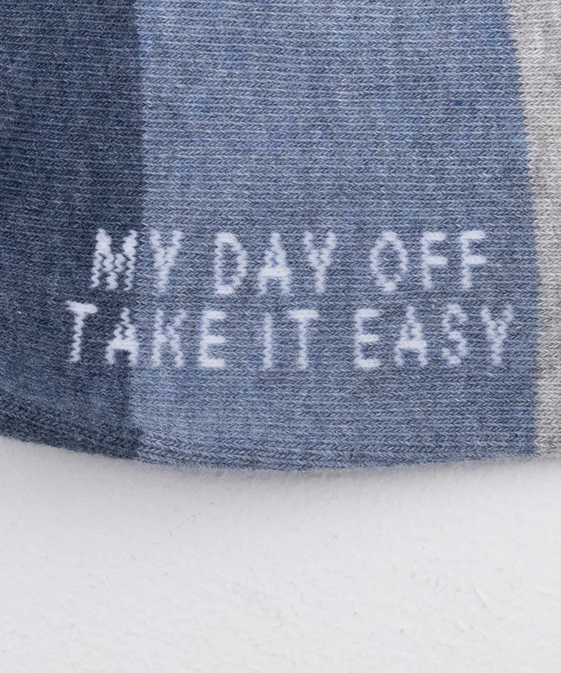 NAVY  クォーターソックス カラーグラデーション レディース商品画像-12