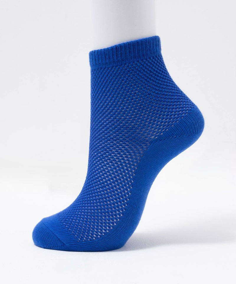 NAVY  クォーターソックス ビッグメッシュ レディース商品画像-5