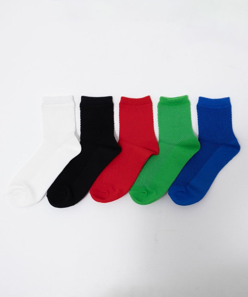 NAVY クォーターソックス ビッグメッシュ レディース商品画像-15