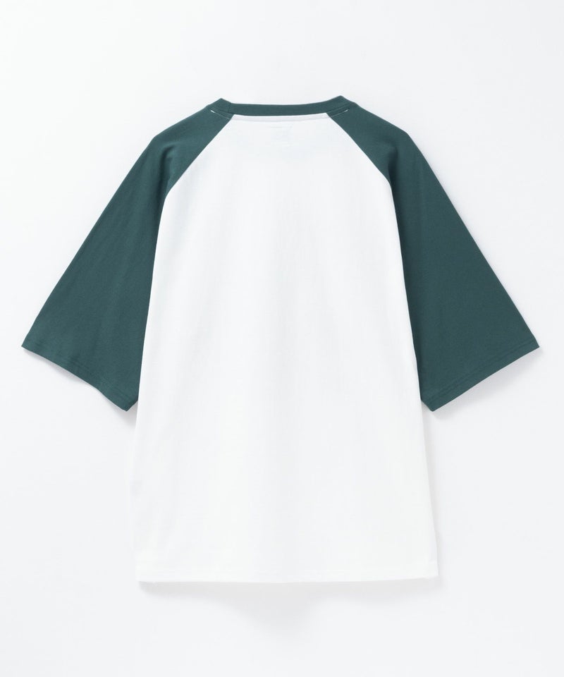 ラグランフードプリントTシャツ メンズ メール便 対応商品商品画像-10