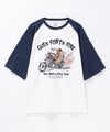 ラグランフードプリントTシャツ メンズ メール便 対応商品商品サムネイル-11