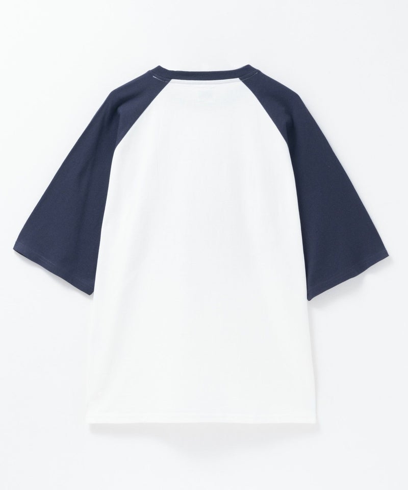 ラグランフードプリントTシャツ メンズ メール便 対応商品商品画像-12