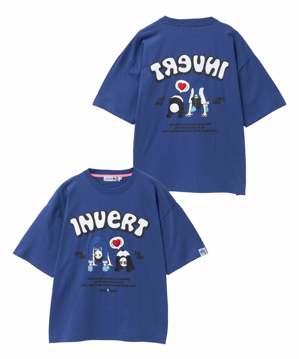QUASH×hoppe サッカサマいろはTシャツ メンズ ネコポス 対応商品
