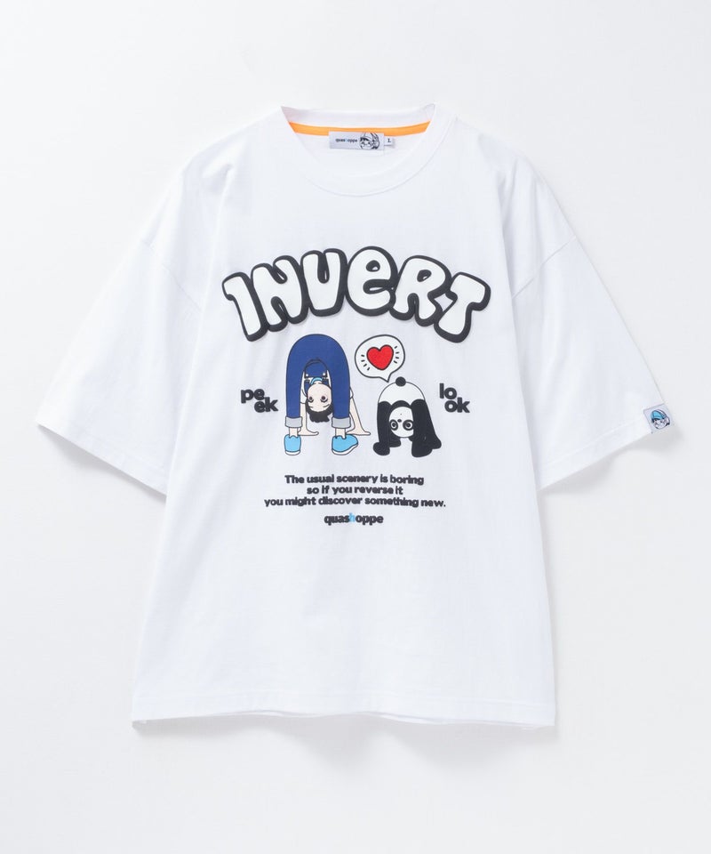 QUASH×hoppe サッカサマいろはTシャツ メンズ メール便 対応商品商品画像-3