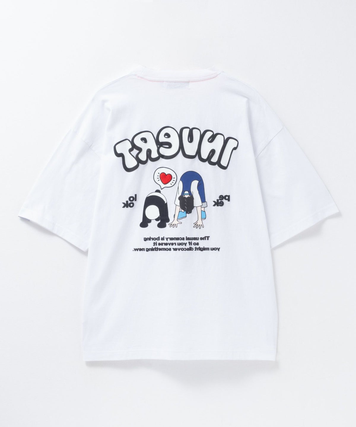 QUASH×hoppe サッカサマいろはTシャツ メンズ ネコポス 対応商品
