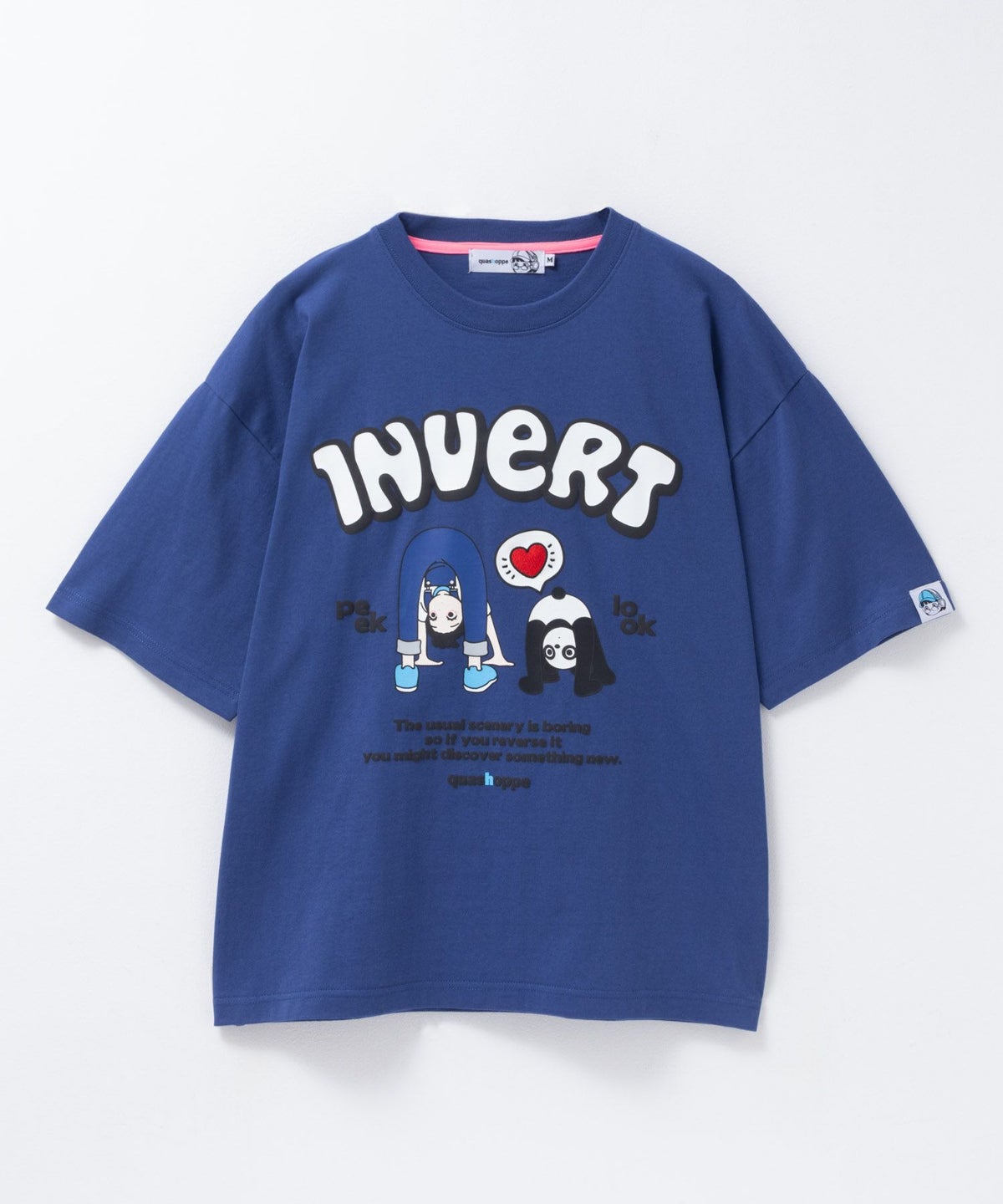 QUASH×hoppe サッカサマいろはTシャツ メンズ ネコポス 対応商品