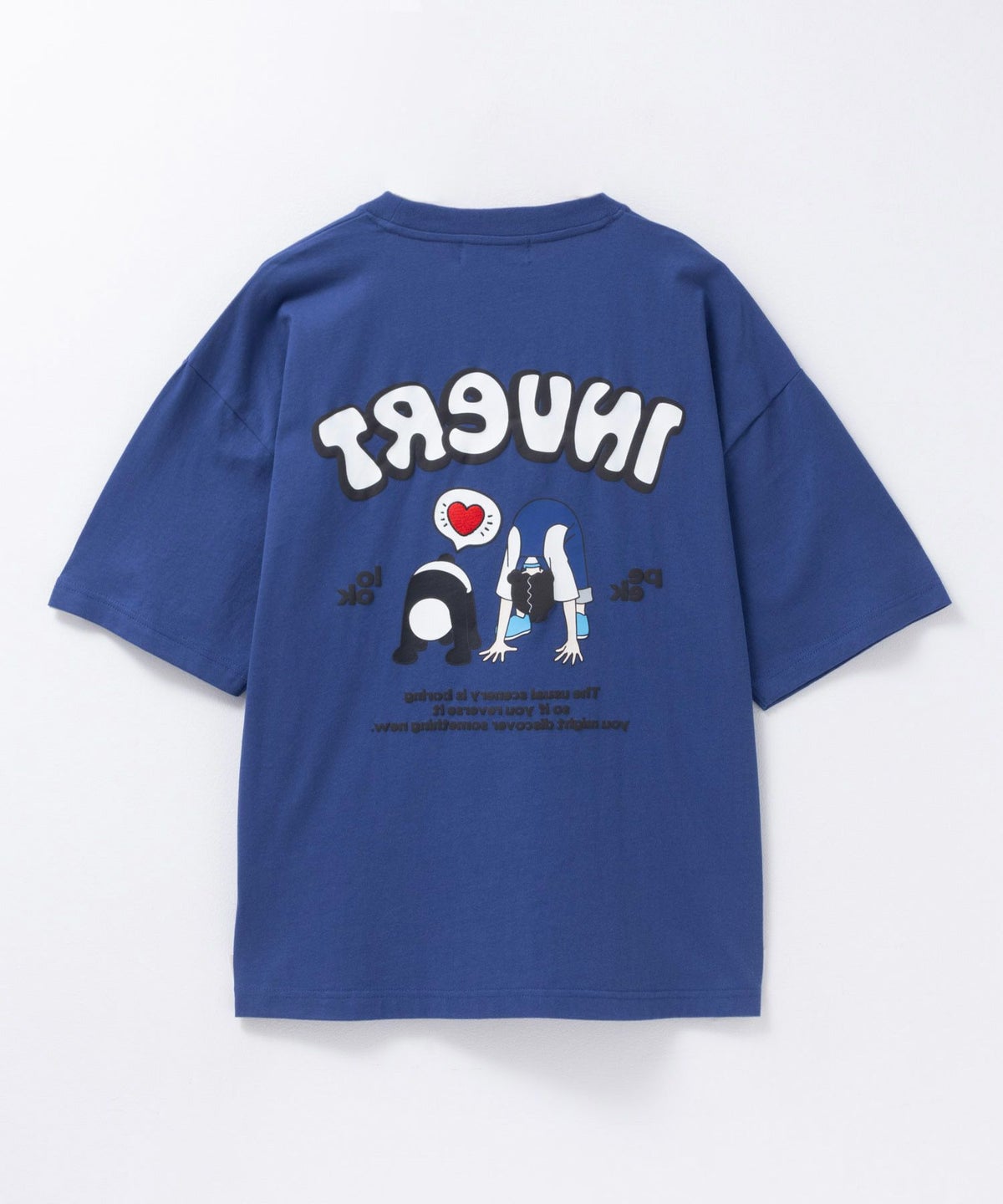 QUASH×hoppe サッカサマいろはTシャツ メンズ ネコポス 対応商品