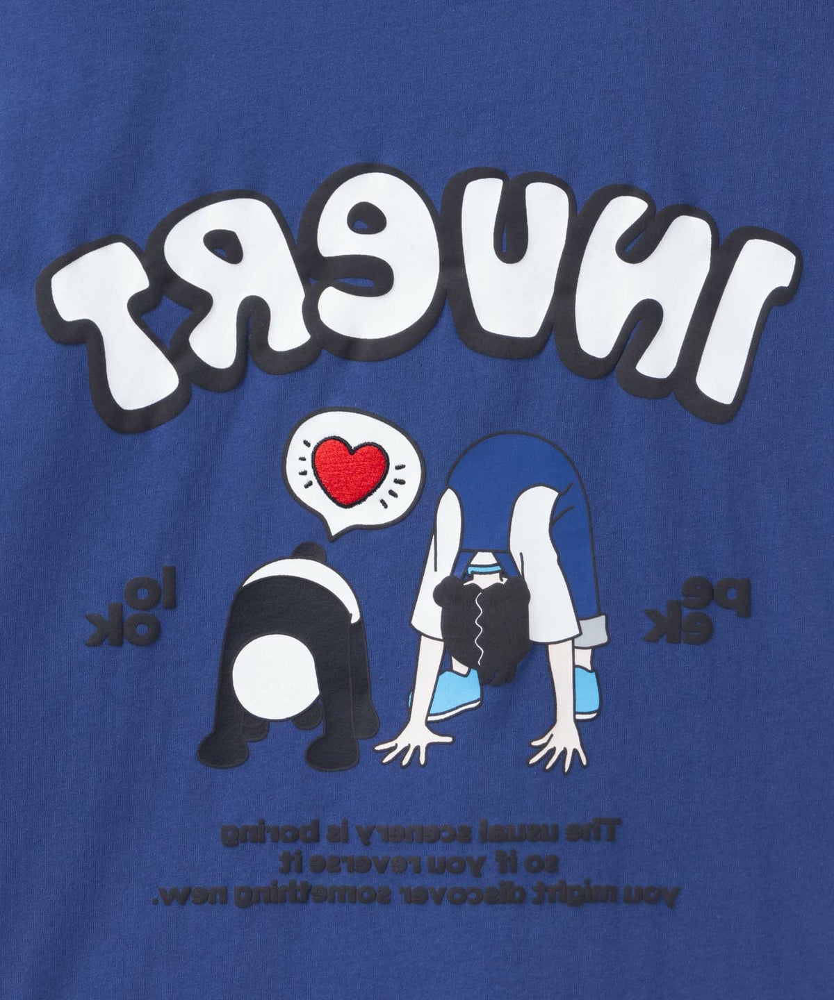 QUASH×hoppe サッカサマいろはTシャツ メンズ ネコポス 対応商品