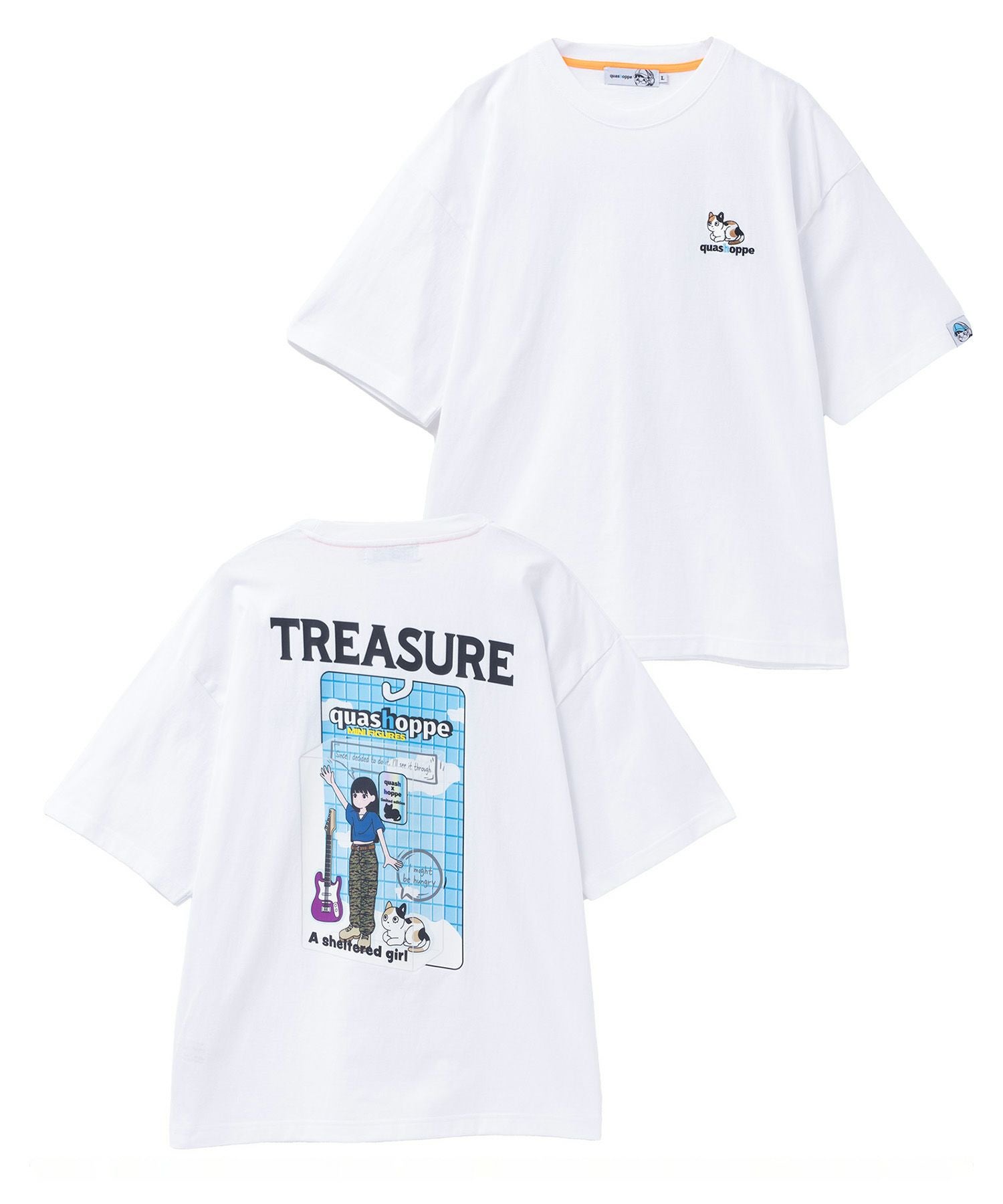 QUASH QUASH×hoppe サッカサマいろはTシャツ メンズ