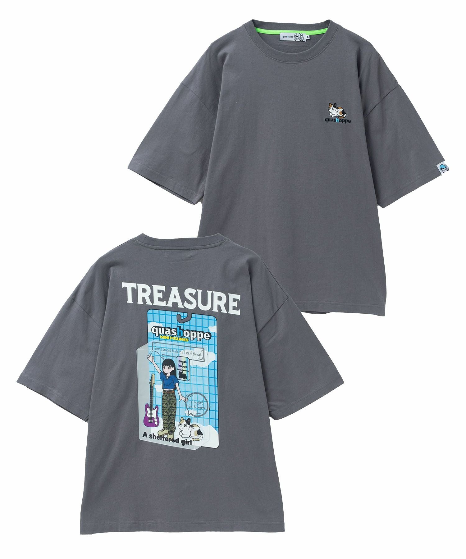 QUASH QUASH×hoppe サッカサマいろはTシャツ メンズ