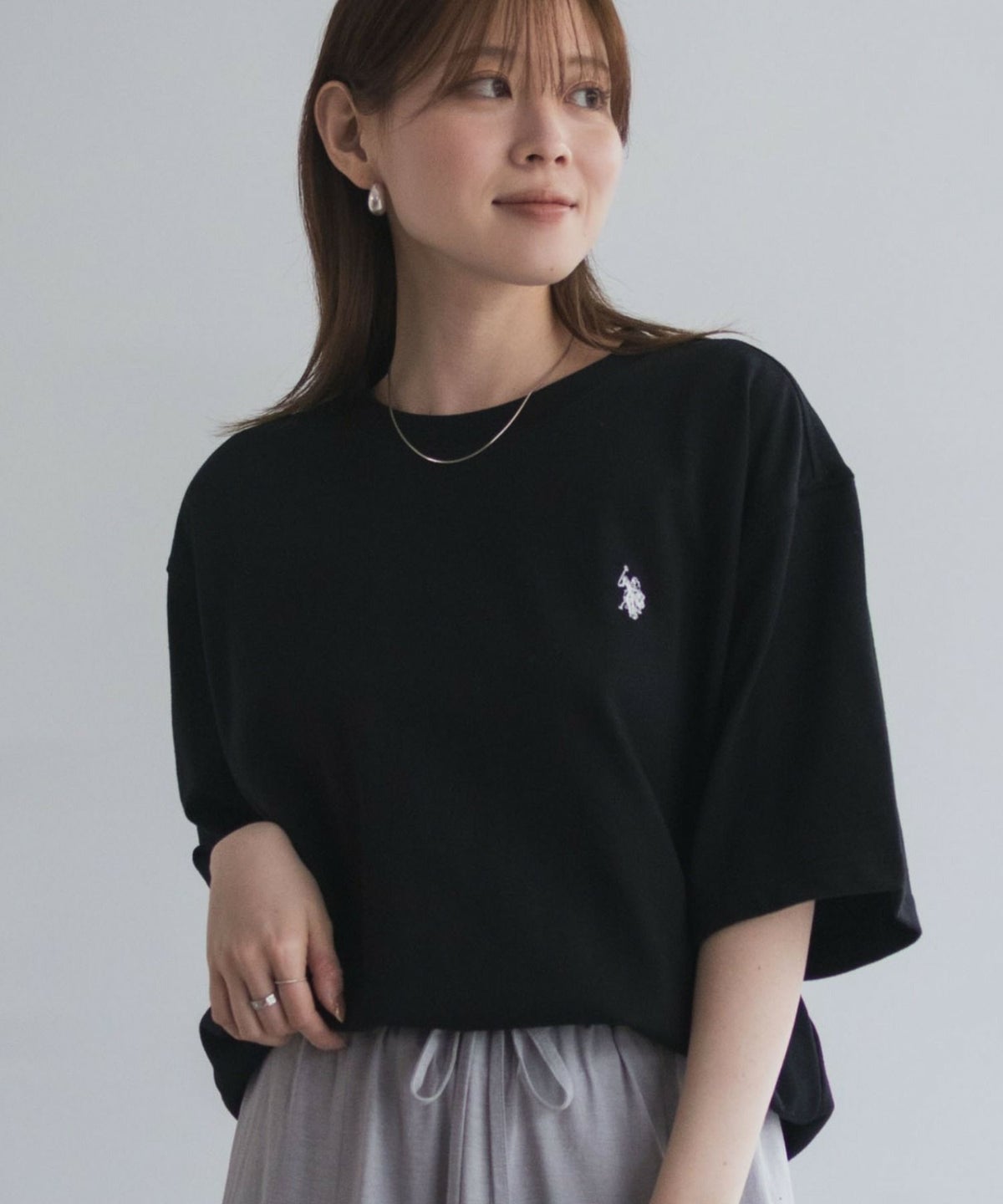 U.S. POLO ASSN. ワンポイントクルーネックTシャツ メンズ ネコポス 対応商品