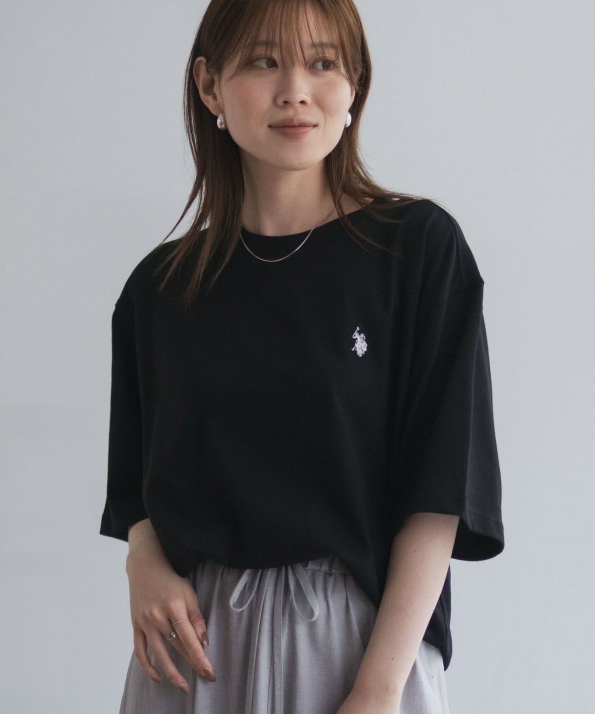 U.S. POLO ASSN. ワンポイントクルーネックTシャツ メンズ ネコポス 対応商品