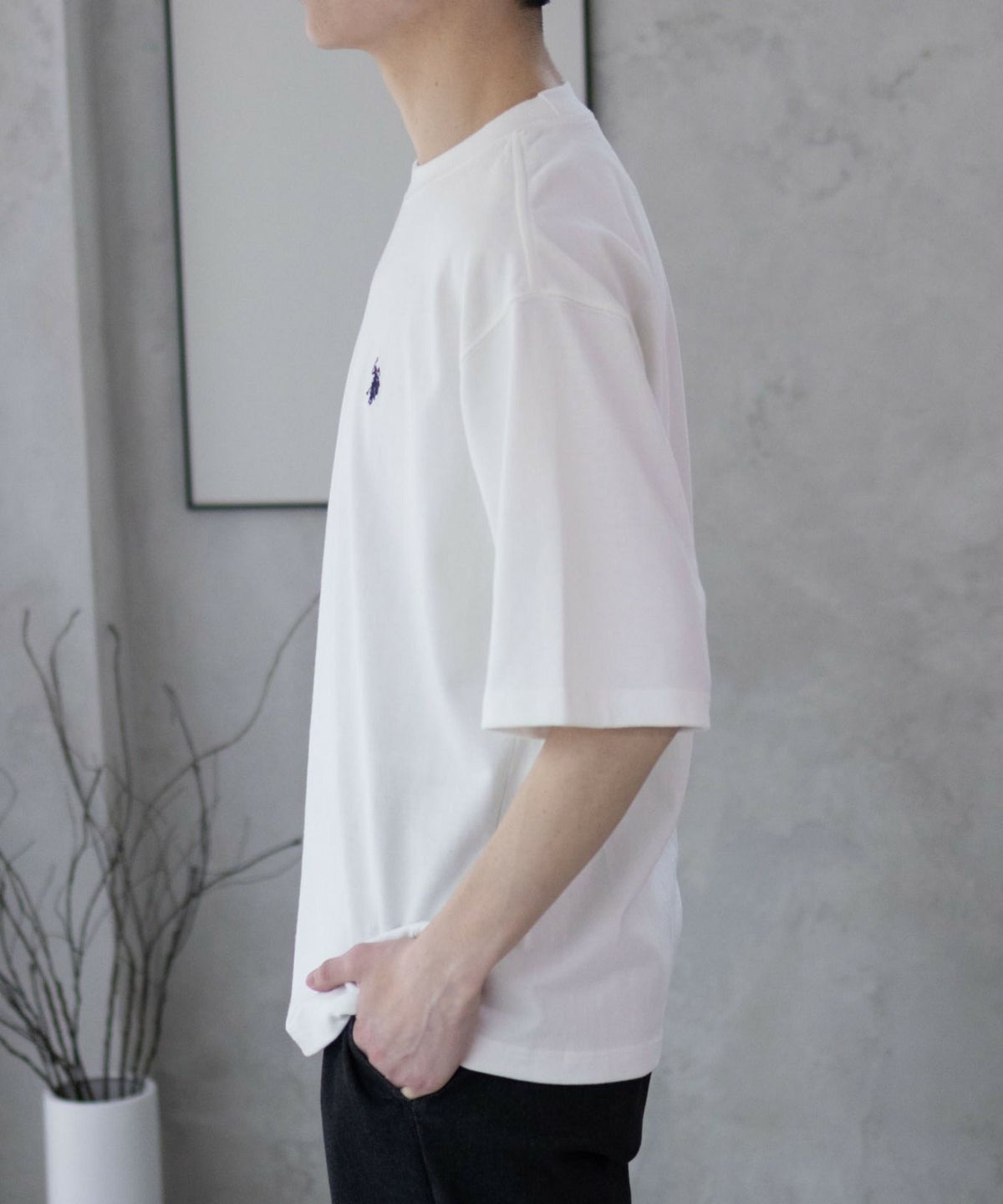 U.S. POLO ASSN. ワンポイントクルーネックTシャツ メンズ ネコポス 対応商品