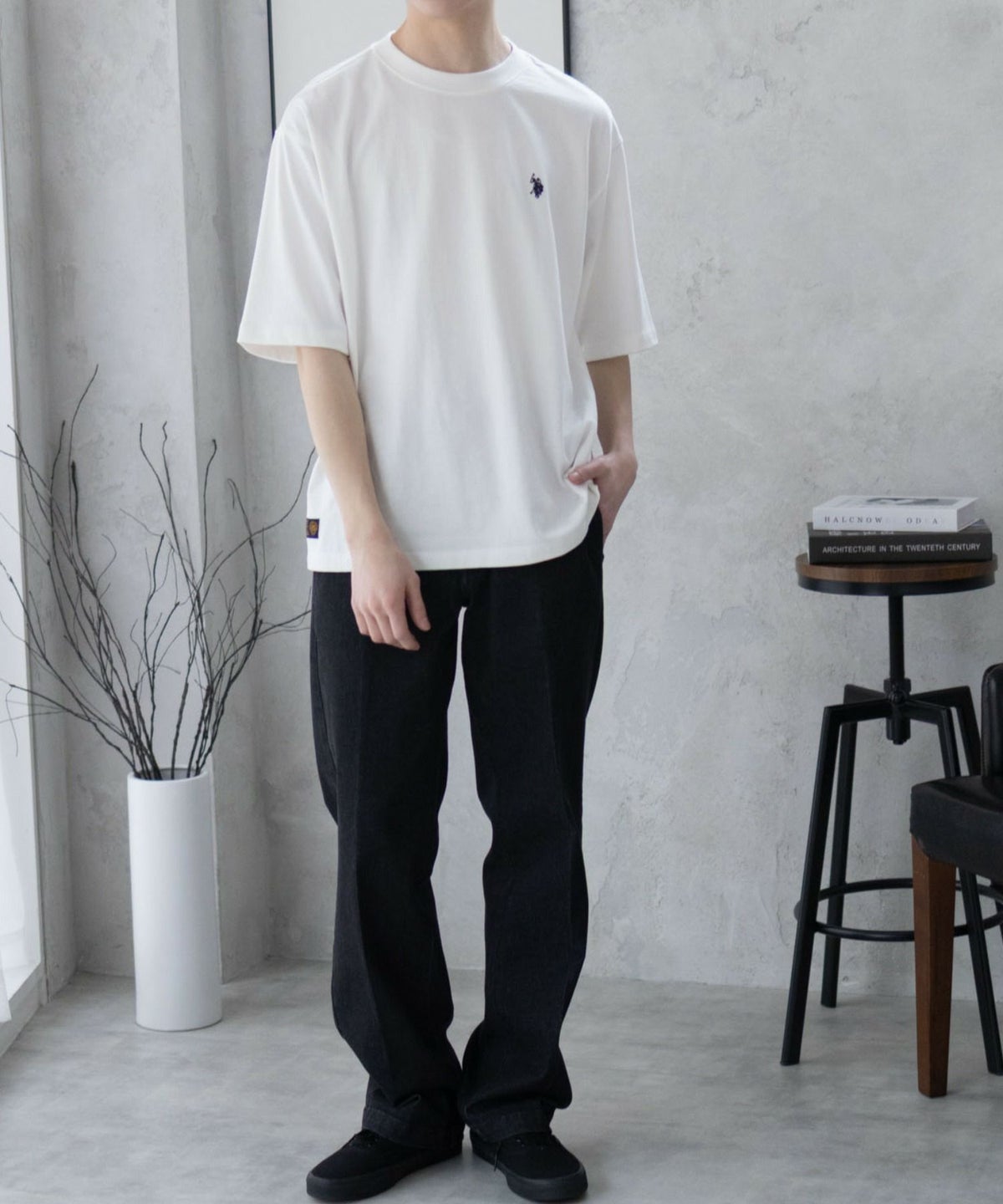 U.S. POLO ASSN. ワンポイントクルーネックTシャツ メンズ ネコポス 対応商品