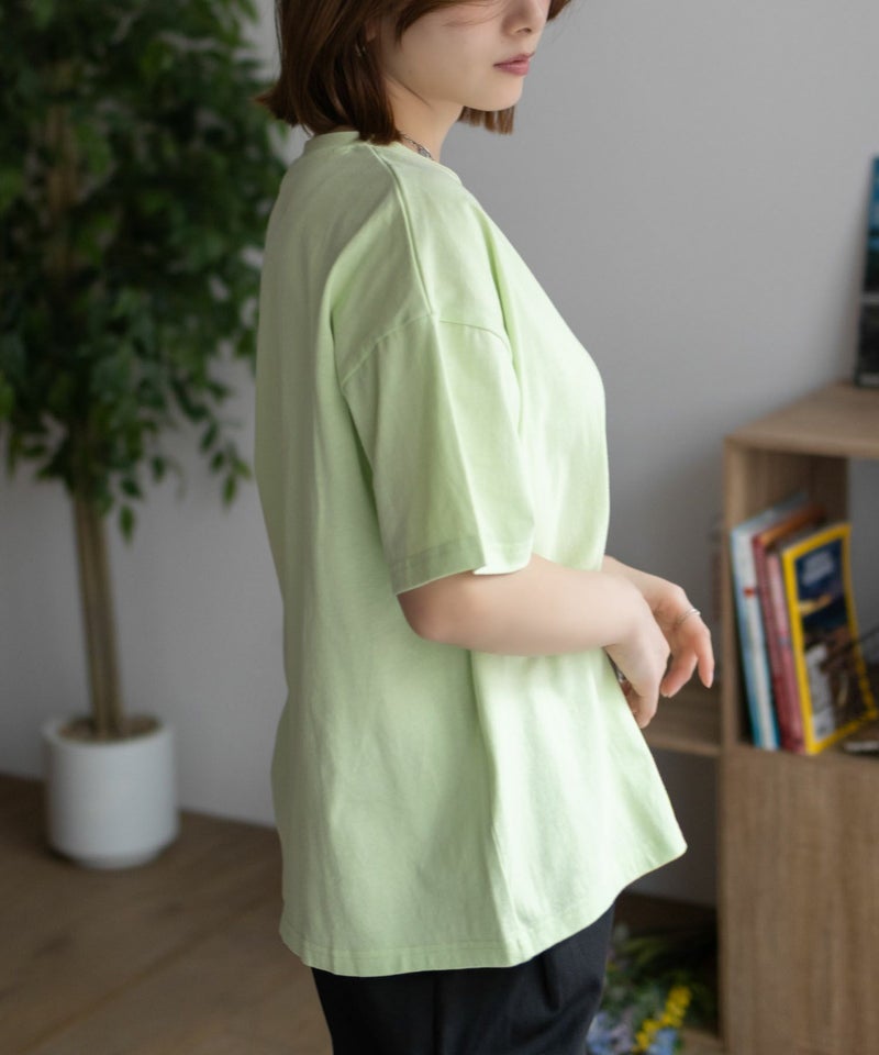 CONVERSE ワンポイントパッチ刺繍Tシャツ レディース メール便 対応商品商品画像-8