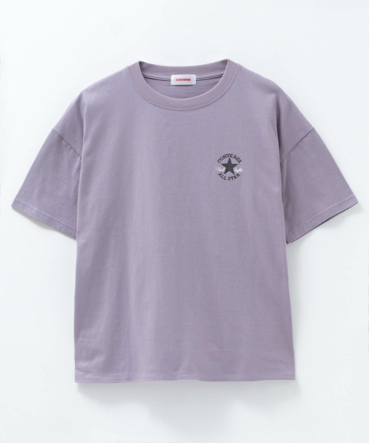 CONVERSE ワンポイントパッチ刺繍Tシャツ レディース ネコポス 対応商品