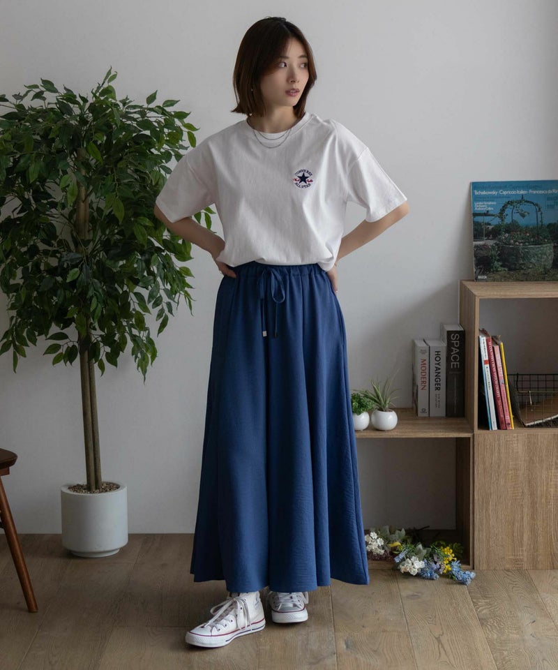 CONVERSE ワンポイントパッチ刺繍Tシャツ レディース メール便 対応商品商品画像-33