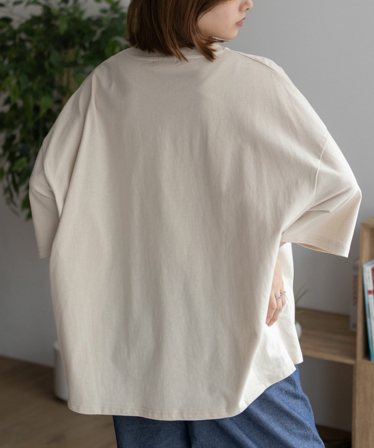 DISCUS 裾タックワンポイントTシャツ レディース ネコポス 対応商品