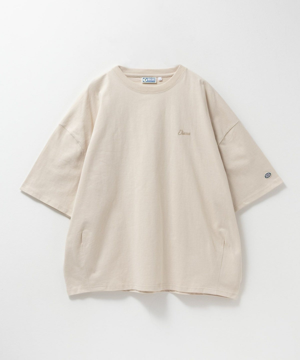 DISCUS 裾タックワンポイントTシャツ レディース ネコポス 対応商品