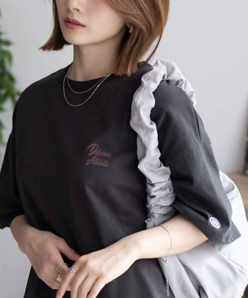 DISCUS  プリントビッグTシャツ 人 レディース メール便 対応商品商品画像-6