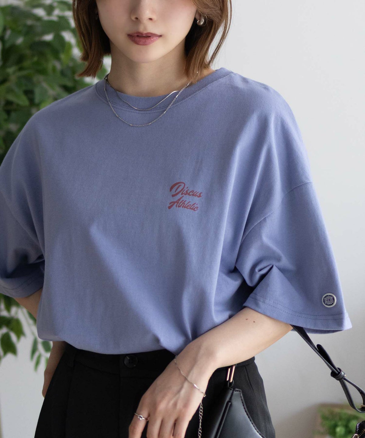 DISCUS プリントビッグTシャツ 人 レディース ネコポス 対応商品