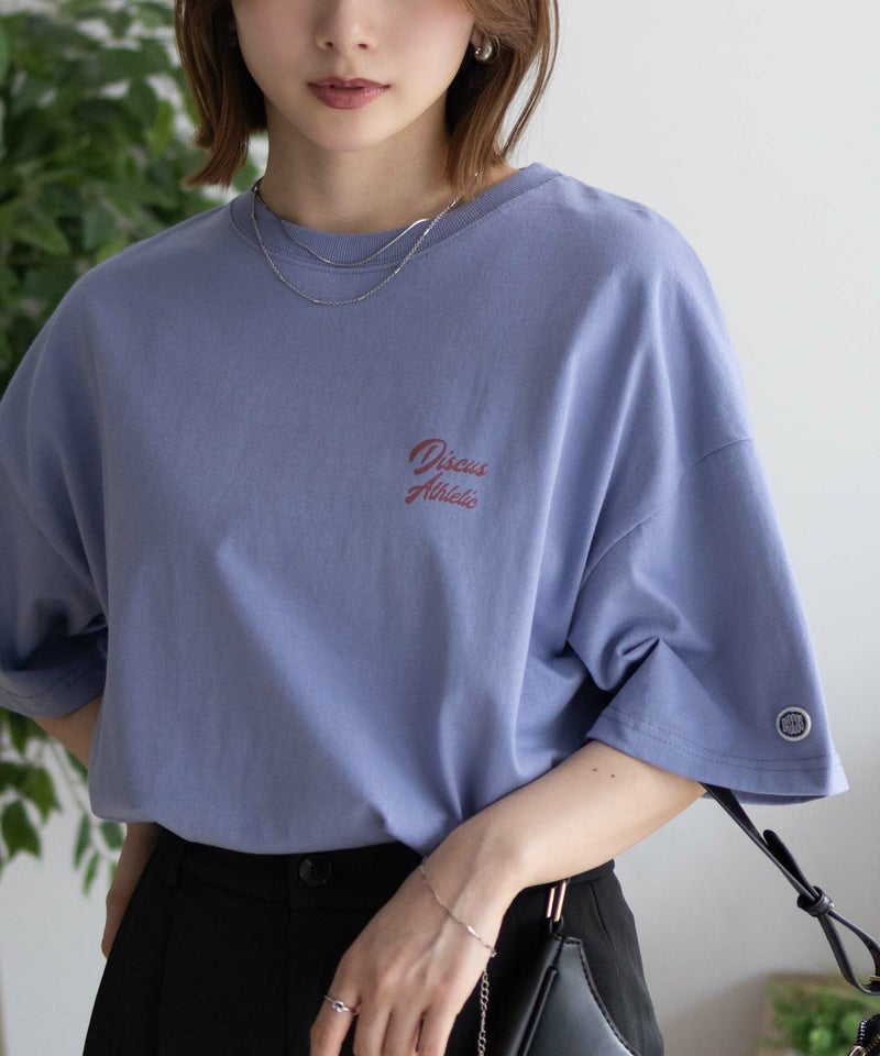 DISCUS  プリントビッグTシャツ 人 レディース メール便 対応商品商品画像-13