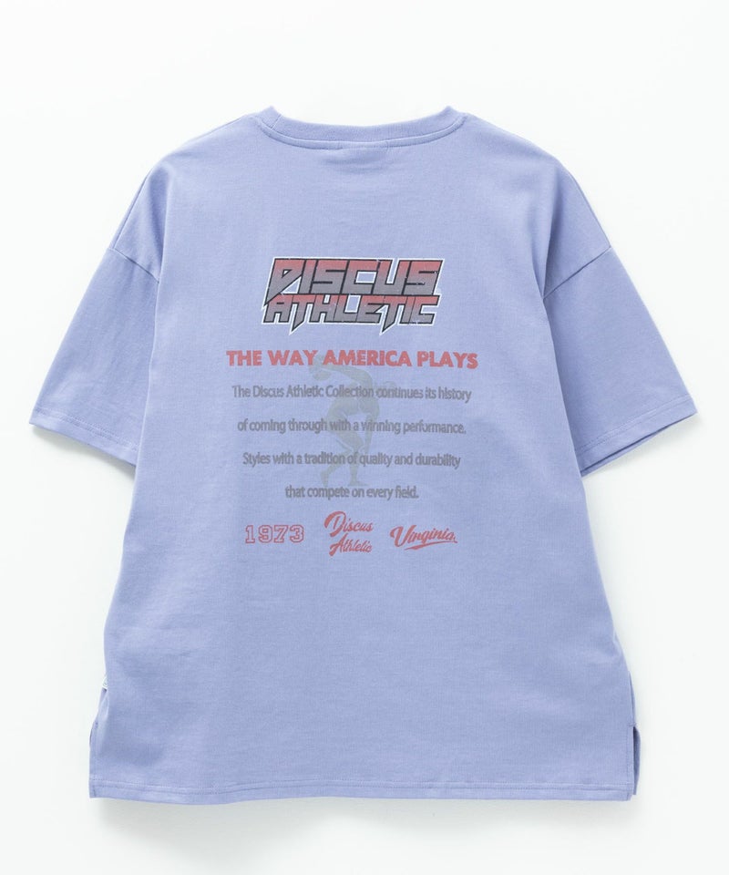 DISCUS プリントビッグTシャツ 人 レディース メール便 対応商品商品画像-18
